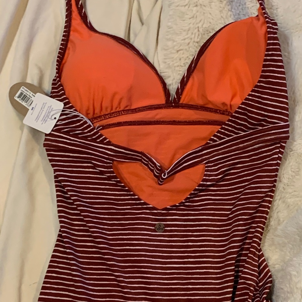 Prana size L Lahari One Piece Rusted Roof Stripe
